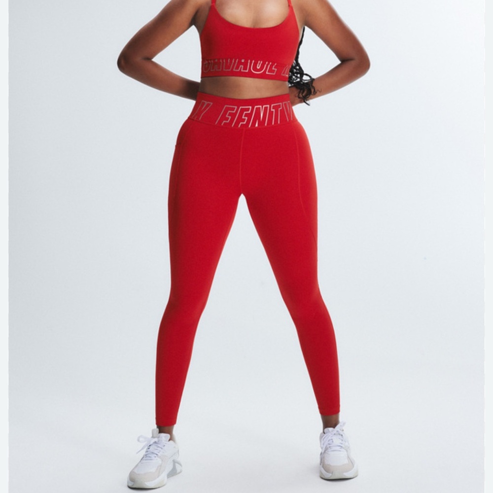 NWT Savage Fenty Red Leggings